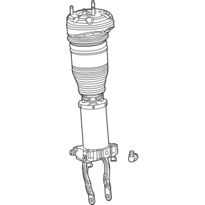 MERCEDES BENZ OEM FRONT AIR SPRING SHOCKS/STRUTS (1673202805) 1PIECE