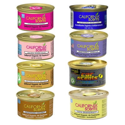 CALIFORNIA SCENTS CAR FRAGRANCE SPILLPROOF CAN ORGANIC AIR FRESHENER 1PIECE