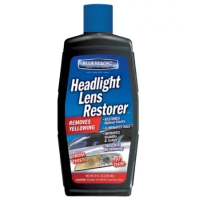 BLUE MAGIC HEADLIGHT LENS RESTORER -8OZ