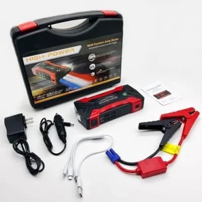 HIGH POWER JUMP STARTER KIT WITH EMERGENCY LIGHTING