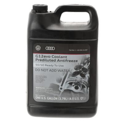 VW/AUDI G12 EVO PRE-MIXED 50/50 COOLANT/ANTIFREEZE (1 GALLON/3.78L)