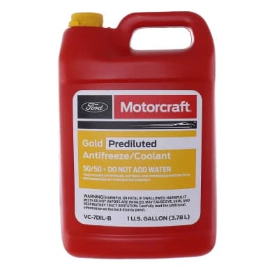 FORD MOTORCRAFT FLUID VC-7DIL-B GOLD PRE-DILUTED ANTIFREEZE/COOLANT 4LITERS