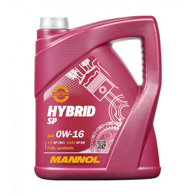 MANNOL HYBRID SP 0W-16 FULLY SYNTHETIC ENGINE OIL 5LITERS