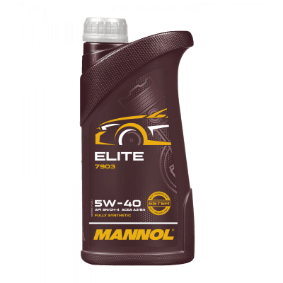 MANNOL ELITE 5W-40 FULLY SYNTHETIC ENGINE OIL 1LITER