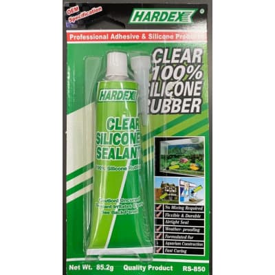 HARDEX CLEAR SILICONE GASKET GUM 100G