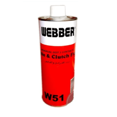 WEBBER DOT 3 BRAKE & CLUTCH FLUID 485ML